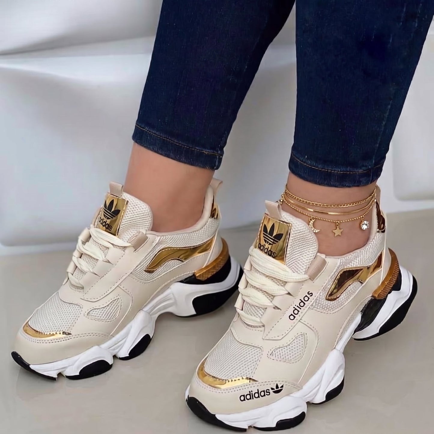 Tenis ADD Fashion Beige | Dama