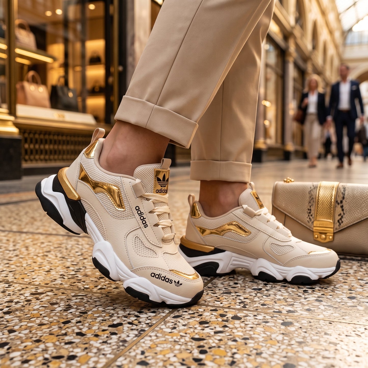 Tenis ADD Fashion Beige | Dama